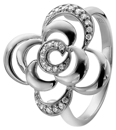 Orphelia Women's 925 Sterling Silver Ring - Silver ZR-3939