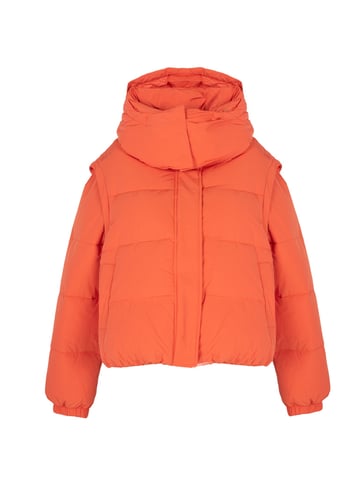 Patrizia Pepe Jacket Puchowa 2w1 Woman's Orange