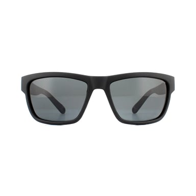 Polaroid Sport Wrap Mens Black Grey Polarized Sunglasses