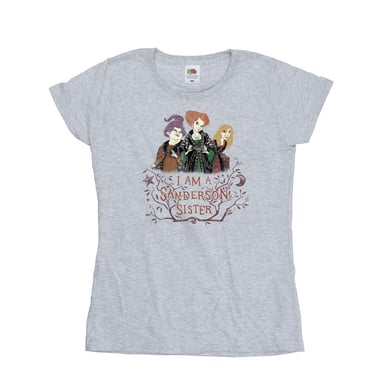 Disney Womens/Ladies Hocus Pocus Sanderson Sister Cotton T-Shirt (Sports Grey)
