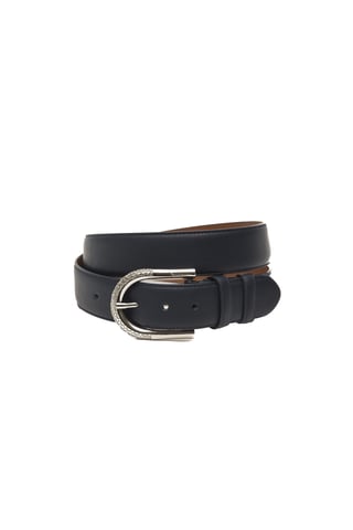 Billionaire Italian Couture Men's Blue Leather Belt