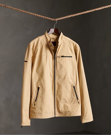 Superdry Cotton Carbon Biker Jacket