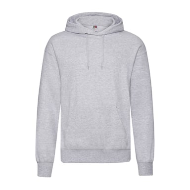 Fruit of the Loom Unisex Adult Polycotton Lightweight Hoodie (Heather Grey)