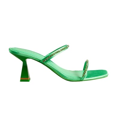Ted Baker Rinita Diamante Dames Groen Hak Sandalen