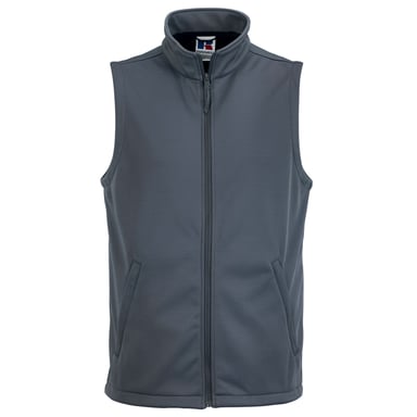 Russell Mens Smart Softshell Gilet (Convoy Grey Solid)