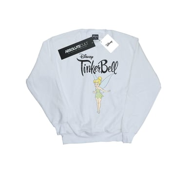 Disney Womens/Ladies Tinker Bell Flying Tink Sweatshirt (White)