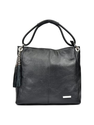 Anna Luchini SS22 AL 1071 Black Leather Bag