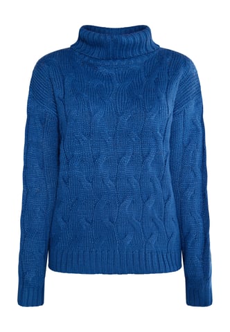 Mymo Knitted pullover women marine