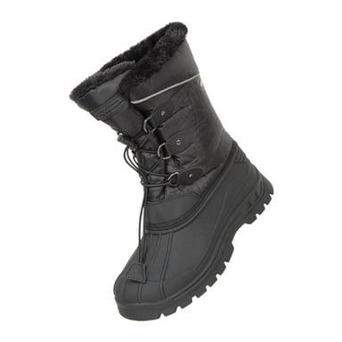Mountain Warehouse Childrens/Kids Whistler Adaptive Snow Boots (Black)
