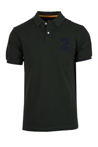 Hackett Heritage Number Polo Shirt Dark Green