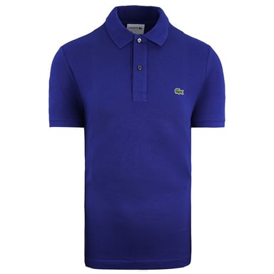 Lacoste Slim Fit blå polotröja för herrar