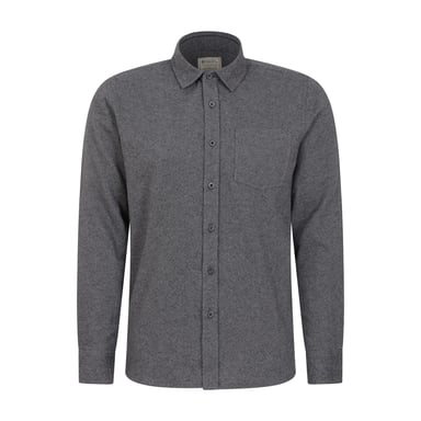 Mountain Warehouse Mens Bamford Melange Shirt (Grey)