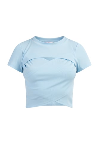 Mymo T-Shirt women light blue