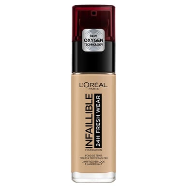 L'Oreal Paris Infallible 24H Freshwear Liquid Foundation 140 GoldenBeige, SPF 25