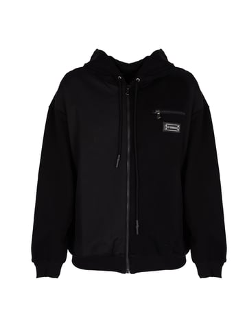 Les Hommes Sweatshirt Zip Hoodie Men's Black