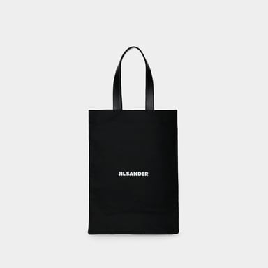 Book handbag - Jil Sander - Cotton - Black