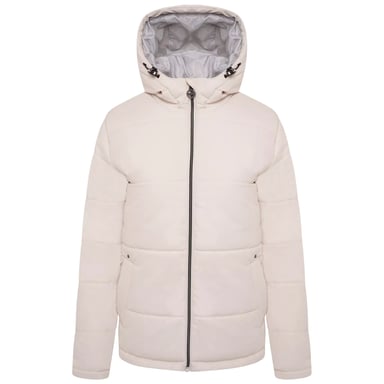 Dare 2B Womens/Ladies Luxuriate Waterproof Padded Jacket (Barley White)