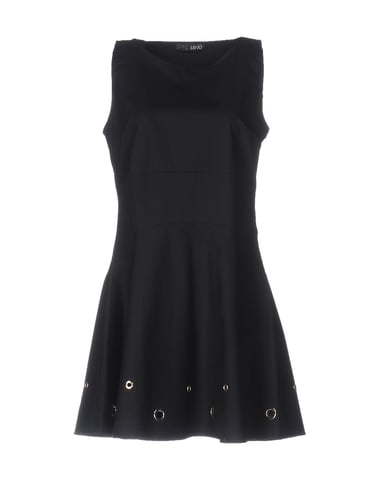 Liu Jo Black Cotton Short Dress
