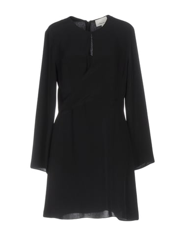 3.1 Phillip Lim Black Silk Long Sleeve Dress