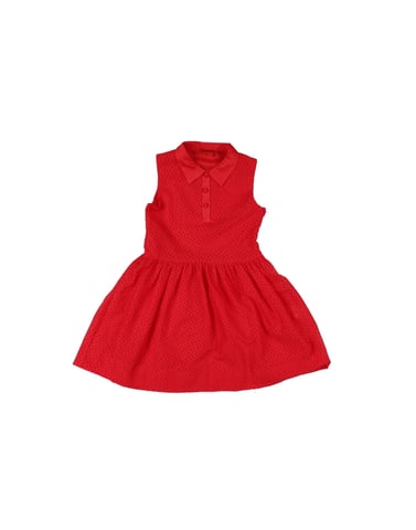 Sonia Rykiel Red Girls' Cotton Dress