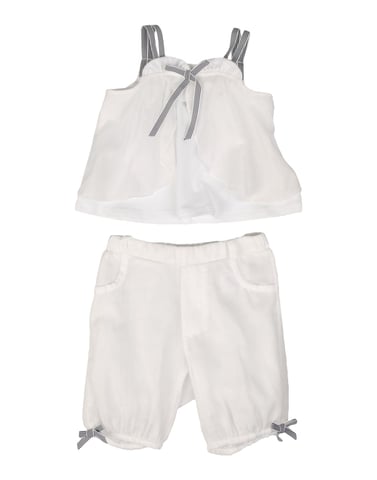 BODYSUITS & SETS Armani Junior White Girl Cotton