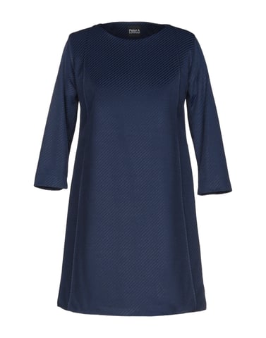 Dress Peter A & Chronicles Dark Blue Women's Wool