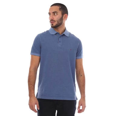 Men's Tommy Hilfiger Garment Dye Regular-Fit Polo Shirt in Blue