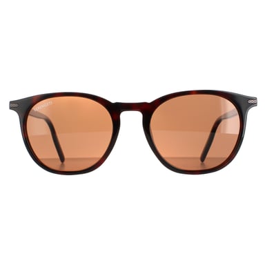 Serengeti Round Unisex Shiny Dark Havana Mineral Polarized Drivers Arlie