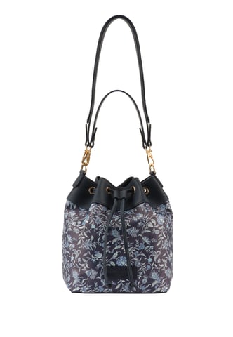 Laura Ashley Navy Blue Bucket Bag