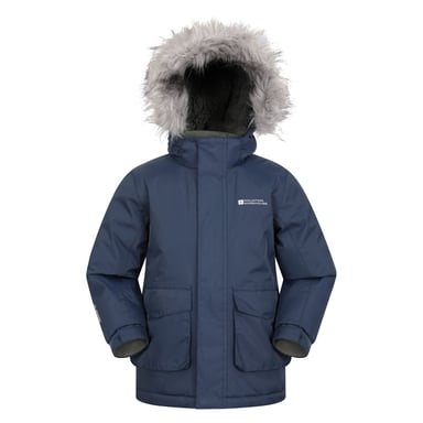 Mountain Warehouse Childrens/Kids Ranger Logo Water Resistant Jacket (Blue)