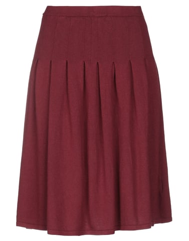 Pierre Balmain Maroon Knit Skirt