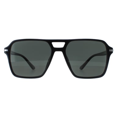 Prada PR20YS 1AB03R zwart groen gepolariseerde zonnebril