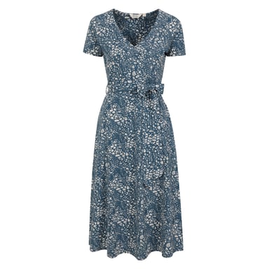 Mountain Warehouse Womens/Ladies Santorini Wrap Midi Dress (Dark Blue)