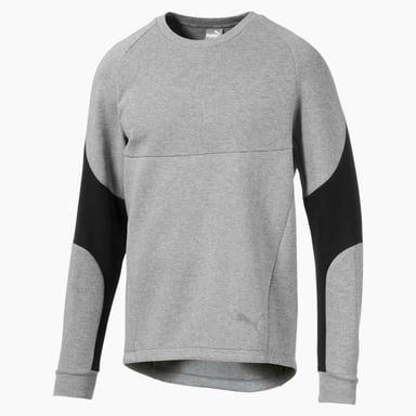 Puma Heren Evostripe Crew Sweatshirt Grijs Trui 580091 03