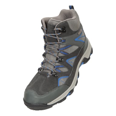 Mountain Warehouse Mens Rapid Suede Hiking Boots (Dark Grey)