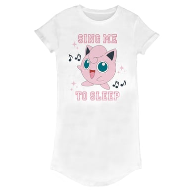 Pokemon Womens/Ladies Sing Me To Sleep T-Shirt Dress (White)