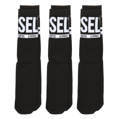 Pack-3 High-top socks with anti-pressure cuff 00SAYJ-0QATV man