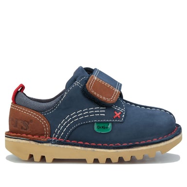 Boy's Kickers Infant Kick Lo Stroll Shoes in Blue