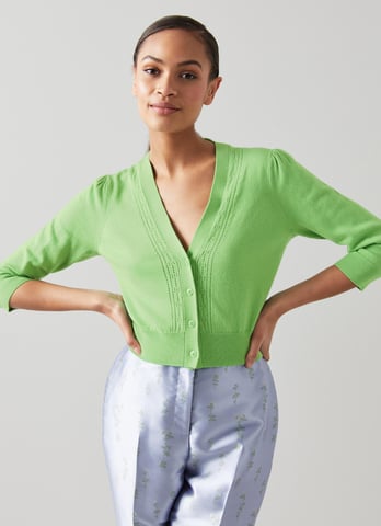 LK Bennett Leonora Cardigans, Apple