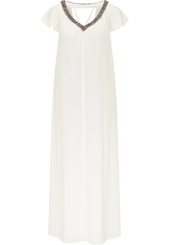 Dreimaster Summer dress women off-white