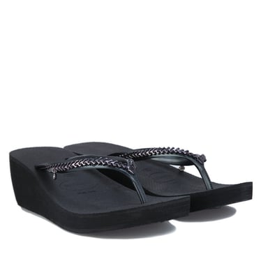 Havaianas High Metal Grega teenslippers voor dames, zwart