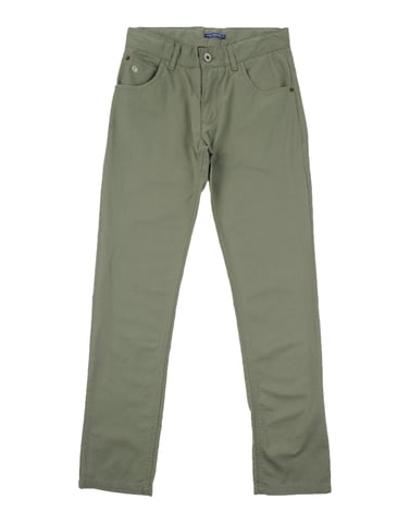 TROUSERS Cotton Belt Military green Boy Cotton