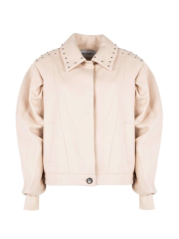 Silvian Heach Jacket Oversize Woman's Beige