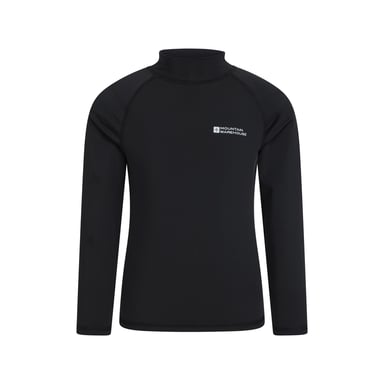Mountain Warehouse Childrens/Kids Long-Sleeved Rash Top (Black)