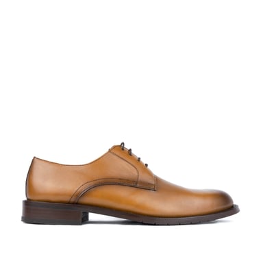 Men's Lace Up Leather Shoes in Brown