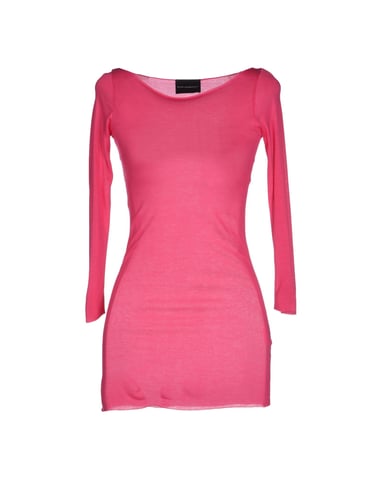 Atos Lombardini Fuchsia Modal Three Quarter Length Sleeve T-Shirt