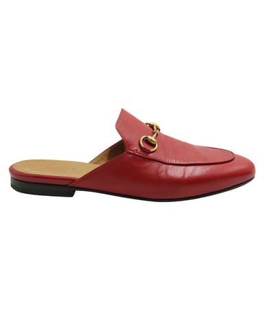 Red Mules with Horsebit
