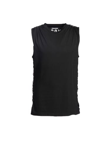 Dsquared2 Black Cotton Tank