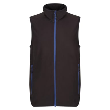 Regatta Mens Navigate Fleece Gilet (Black/New Royal)