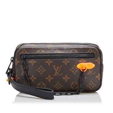 Vintage Louis Vuitton Monogram Solar Ray Pochette Volga Brown